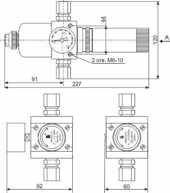 РДФ-6/10 редуктор давления с фильтром